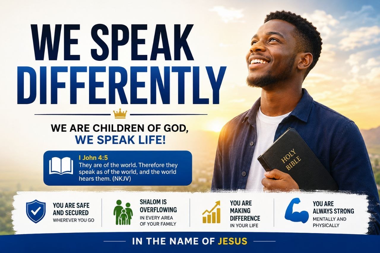 WE SPEAK DIFFERENTLY